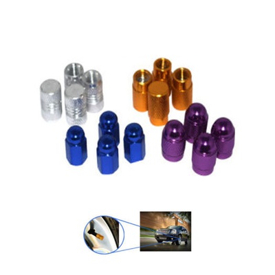 Great Looking Valve Stem Dust Caps with O-ring for any vehicle logo