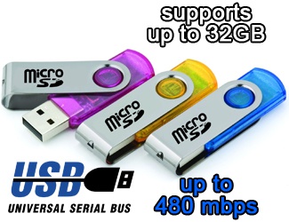 MicroSD USB Card Reader designed like a Pen Drive - LIMITED OFFER