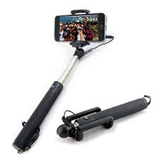 Universal Selfie Extendable Monopod with BUILT-IN Remote Shutter logo