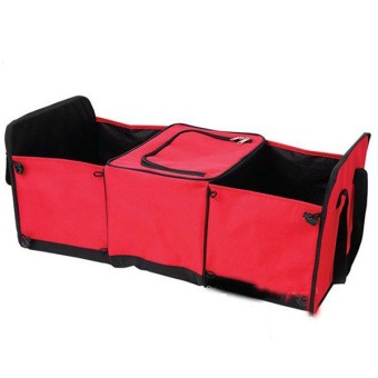 Car Trunk Organizer Cooler Genie Boot Folding Storage Bag with Thermal