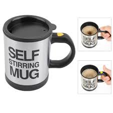 Self Stirring Mug with Lid logo