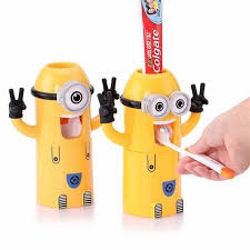 Minions Automatic Toothpaste Dispenser logo