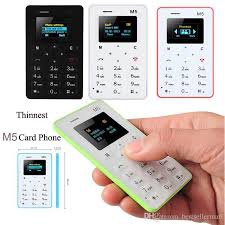 Mini Phone 4.5mm Ultra Thin Pocket Card Phone logo