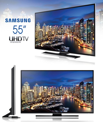 Samsung 55 inch 4K UHD Smart LED TV (JU6400K) logo