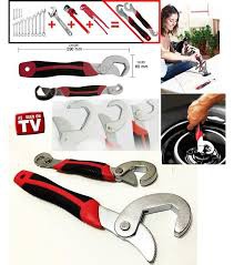 Set of 2 Multi Purpose Universal Wrenches for All Nuts and Bolts logo